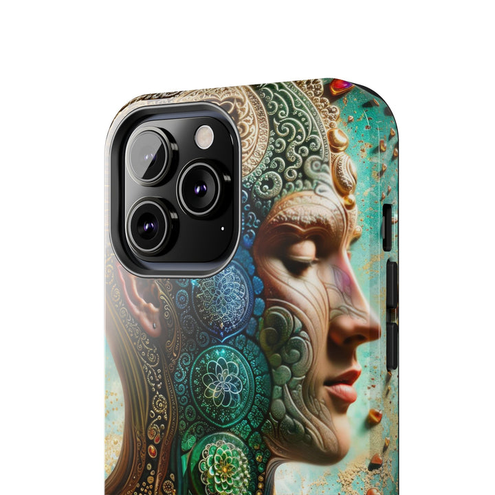 Cosmic Mandala Essence - Tough Phone Case - Phone Case - g(0D·IO) - iPhone 13 Mini - -