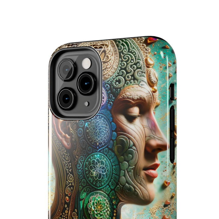 Cosmic Mandala Essence - Tough Phone Case - Phone Case - g(0D·IO) - iPhone 13 Mini - -