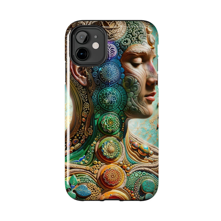 Cosmic Mandala Essence - Tough Phone Case - Phone Case - g(0D·IO) - iPhone 13 Mini - -