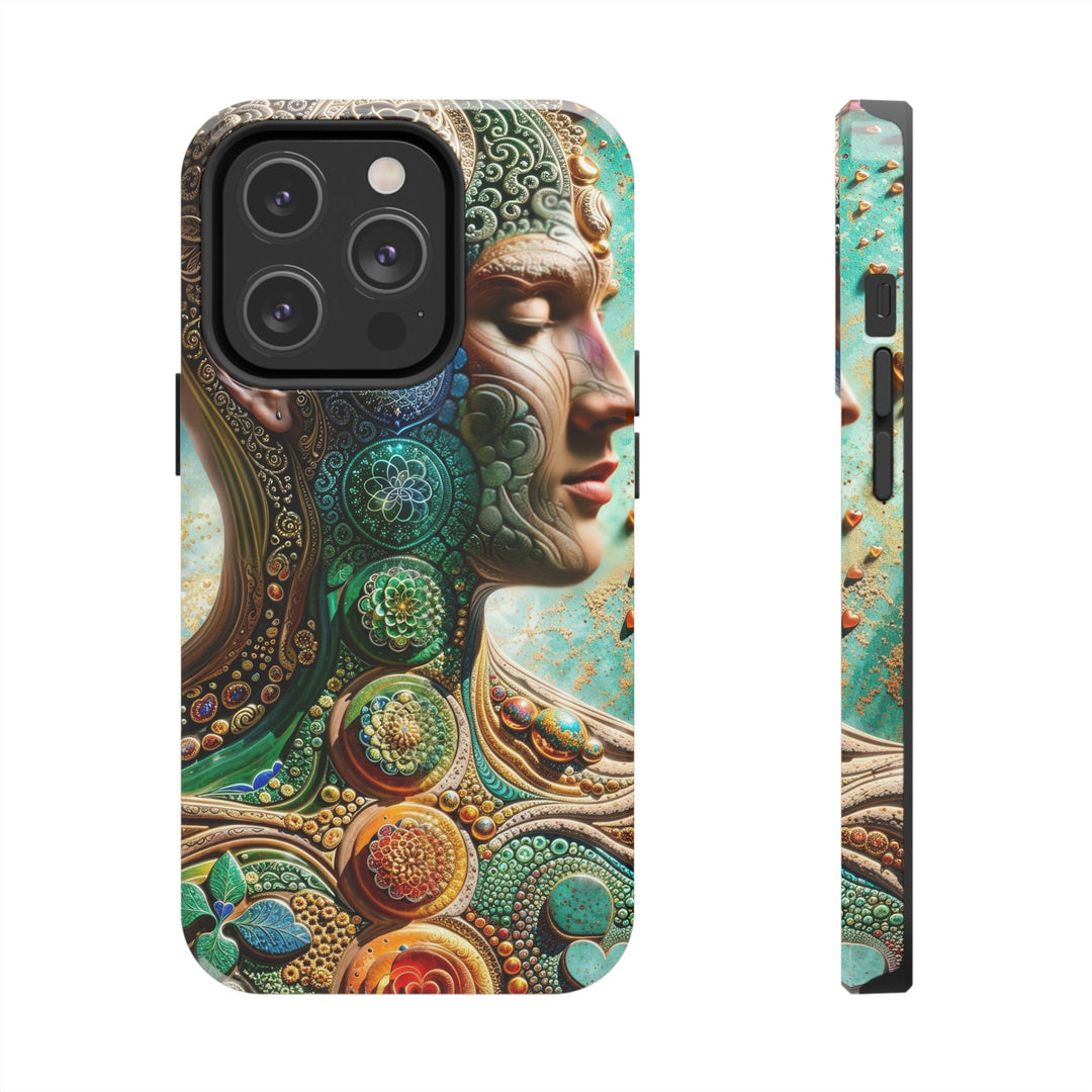 Cosmic Mandala Essence - Tough Phone Case - Phone Case - g(0D·IO) - iPhone 14 Pro - -