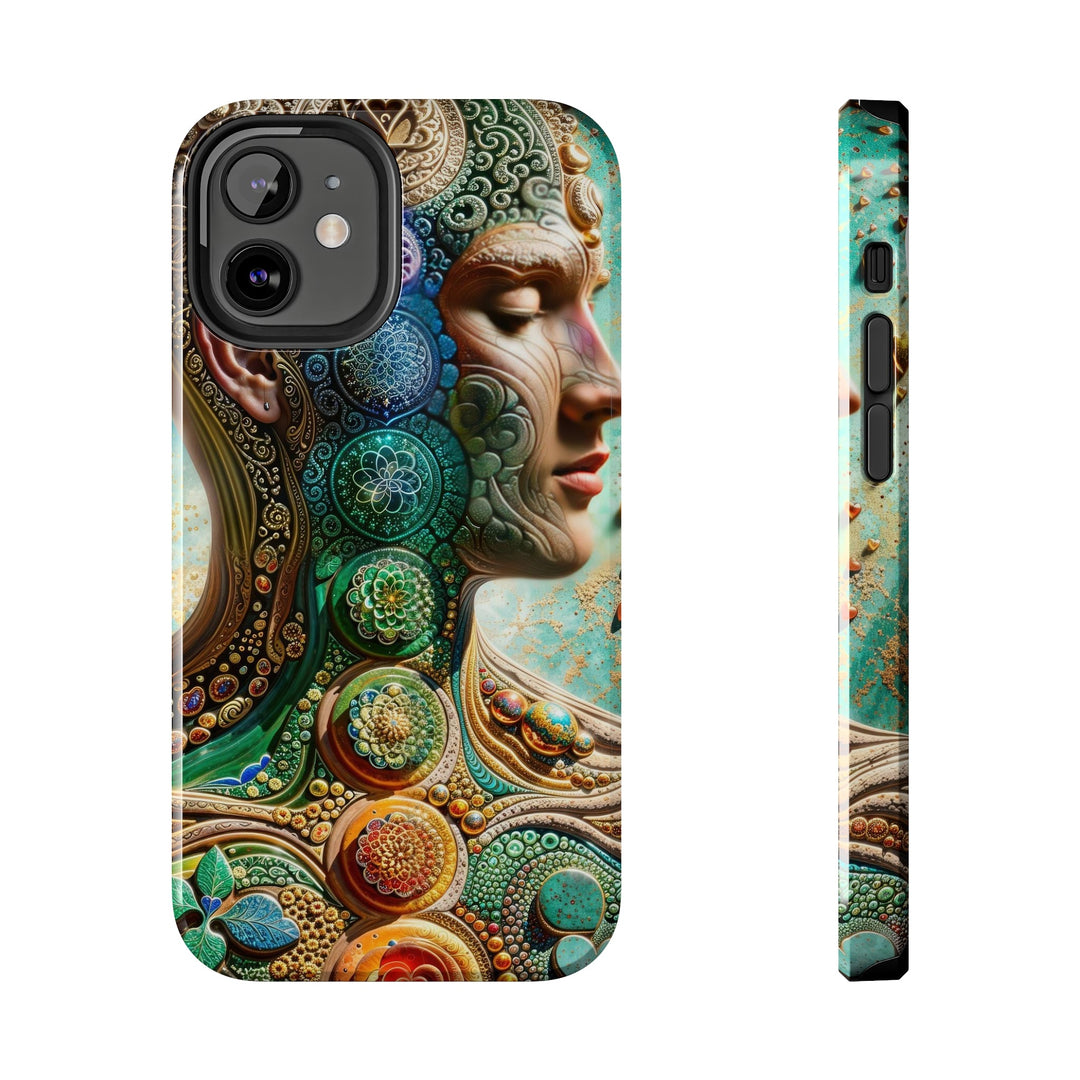 Cosmic Mandala Essence - Tough Phone Case - Phone Case - g(0D·IO) - iPhone 12 Mini - -