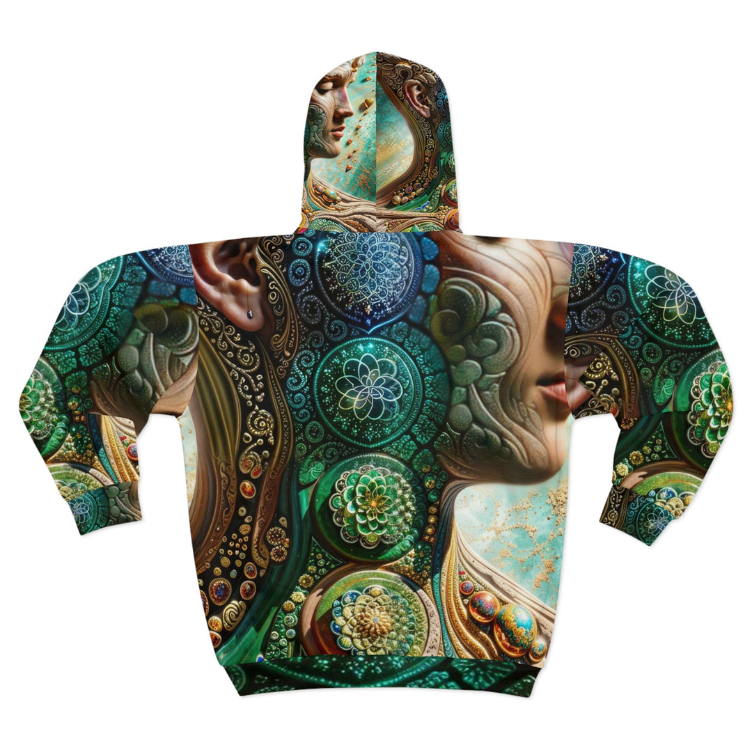 Cosmic Mandala Essence - Unisex Zip Hoodie - All Over Prints - g(0D·IO) - XS - -