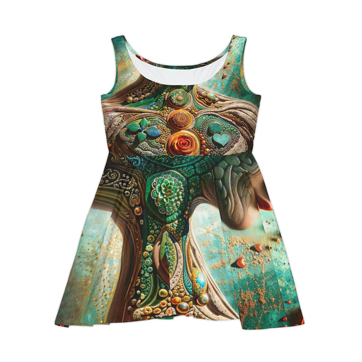 Cosmic Mandala Essence - Women's Skater Dress - All Over Prints - g(0D·IO) - XS - -