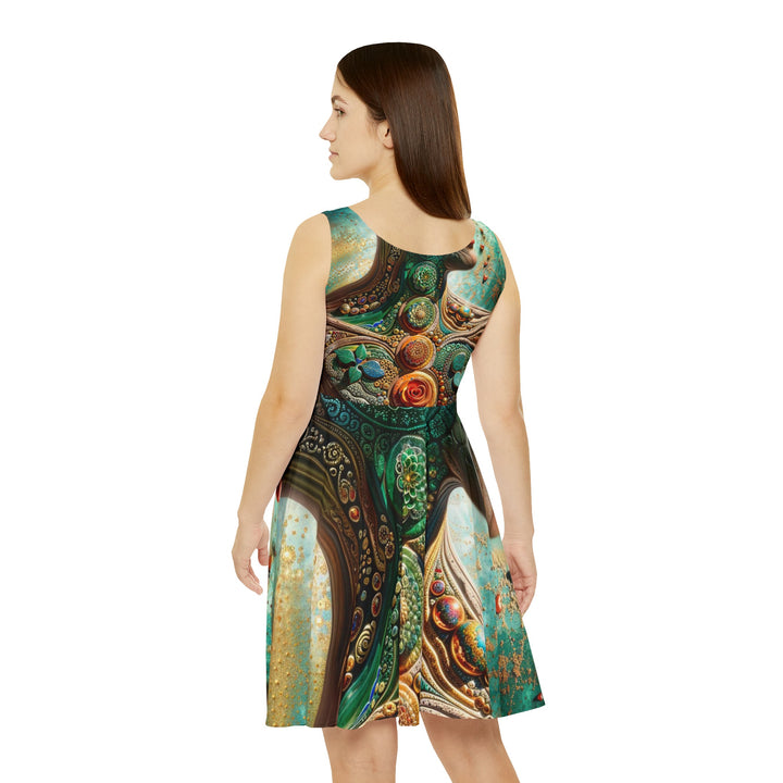 Cosmic Mandala Essence - Women's Skater Dress - All Over Prints - g(0D·IO) - XS - -