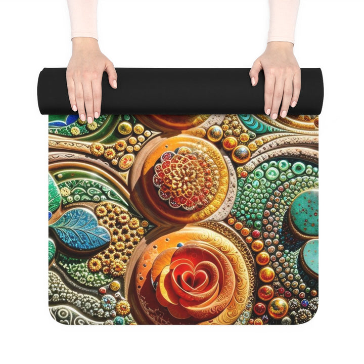 Cosmic Mandala Essence - Yoga Mat - Home Decor - g(0D·IO) - 24” x 68” - -