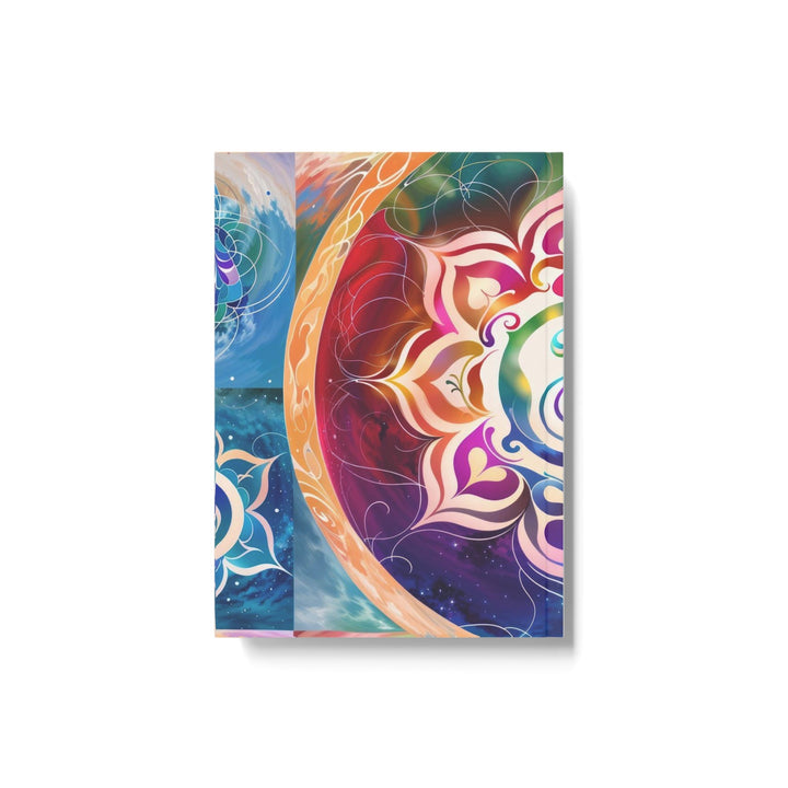 Cosmic Mandala Symphony - Hard Backed Journal - Paper products - g(0D·IO) - Graph - A5 - White