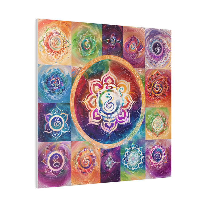 Cosmic Mandala Symphony - Matte Canvas - Canvas - g(0D·IO) - 32" x 32" (Square) - 0.75'' -