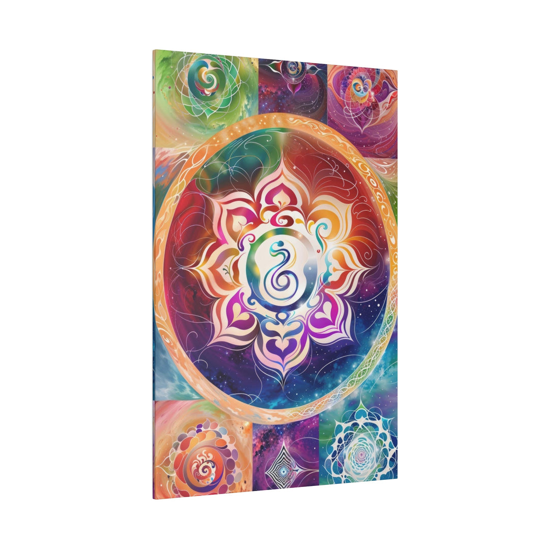 Cosmic Mandala Symphony - Matte Canvas - Canvas - g(0D·IO) - 32" x 32" (Square) - 0.75'' -