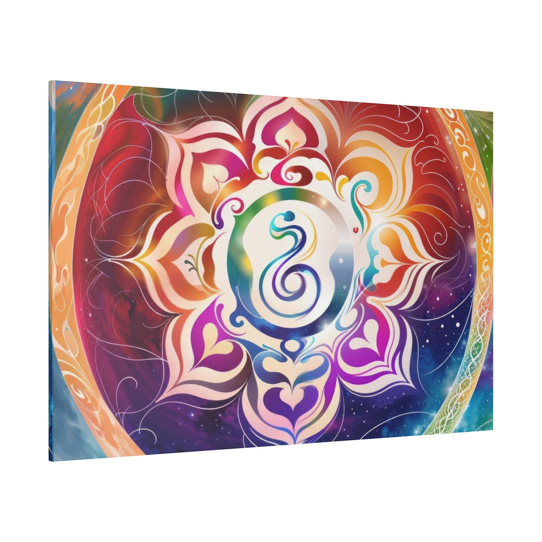 Cosmic Mandala Symphony - Matte Canvas - Canvas - g(0D·IO) - 32" x 32" (Square) - 0.75'' -