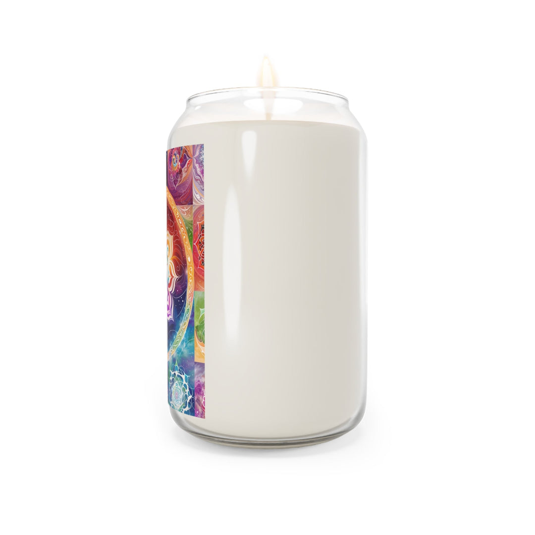 Cosmic Mandala Symphony - Scented Candle - Home Decor - g(0D·IO) - Vanilla Bean - 13.75oz -