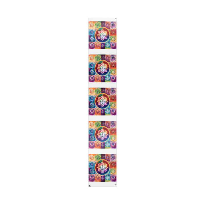 Cosmic Mandala Symphony - Wrapping Paper - Home Decor - g(0D·IO) - 30" x 180" - Glossy -