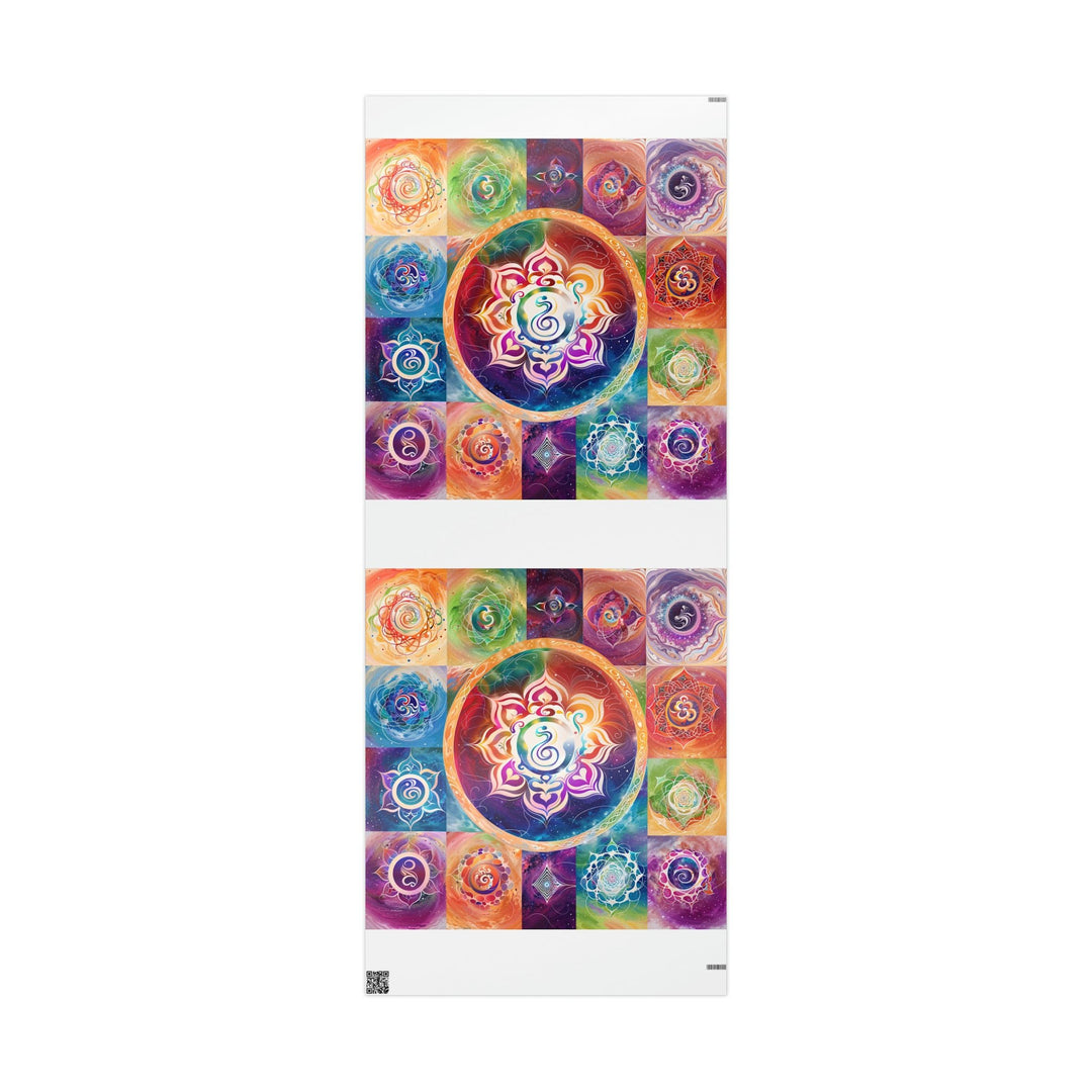 Cosmic Mandala Symphony - Wrapping Paper - Home Decor - g(0D·IO) - 30'' x 72'' - Glossy -