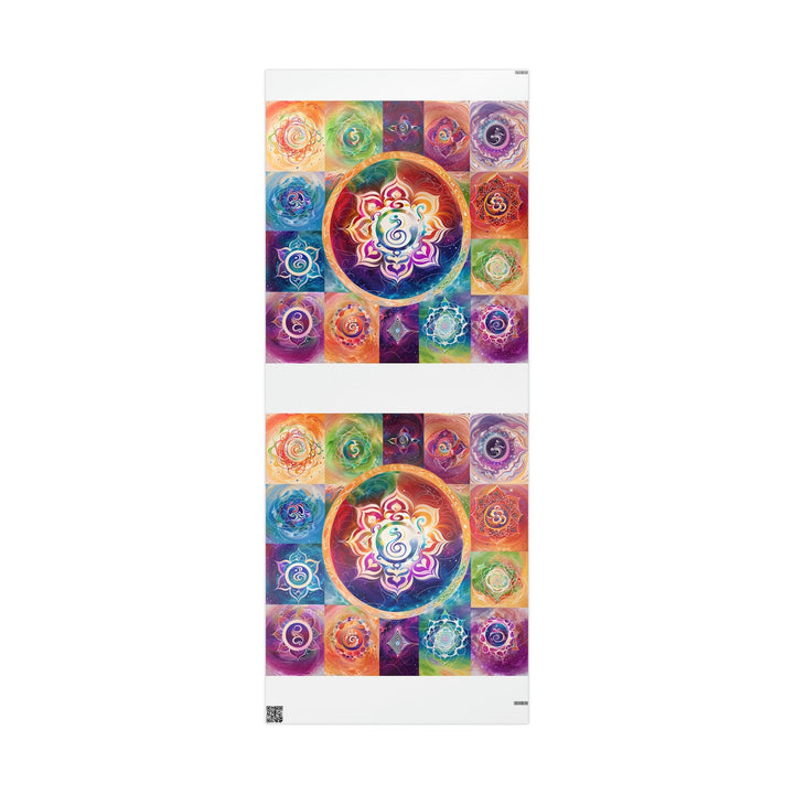 Cosmic Mandala Symphony - Wrapping Paper - Home Decor - g(0D·IO) - 30'' x 72'' - Glossy -