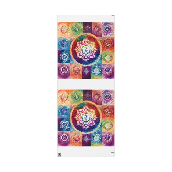 Cosmic Mandala Symphony - Wrapping Paper - Home Decor - g(0D·IO) - 30'' x 72'' - Matte -
