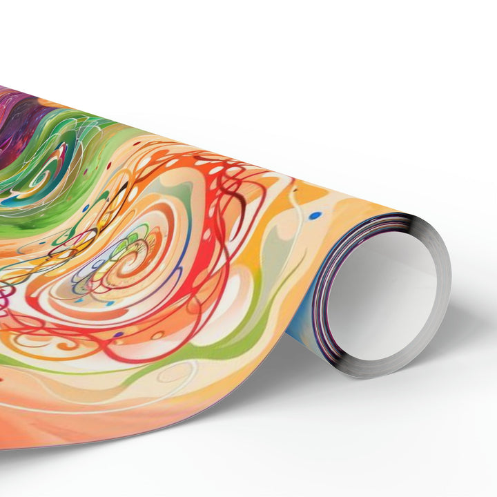 Cosmic Mandala Symphony - Wrapping Paper - Home Decor - g(0D·IO) - 30'' x 72'' - Matte -