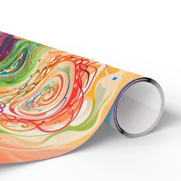 Cosmic Mandala Symphony - Wrapping Paper - Home Decor - g(0D·IO) - 30'' x 72'' - Matte -