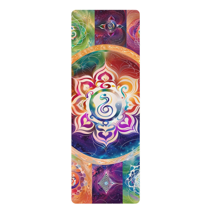 Cosmic Mandala Symphony - Yoga Mat - Home Decor - g(0D·IO) - 24” x 68” - -
