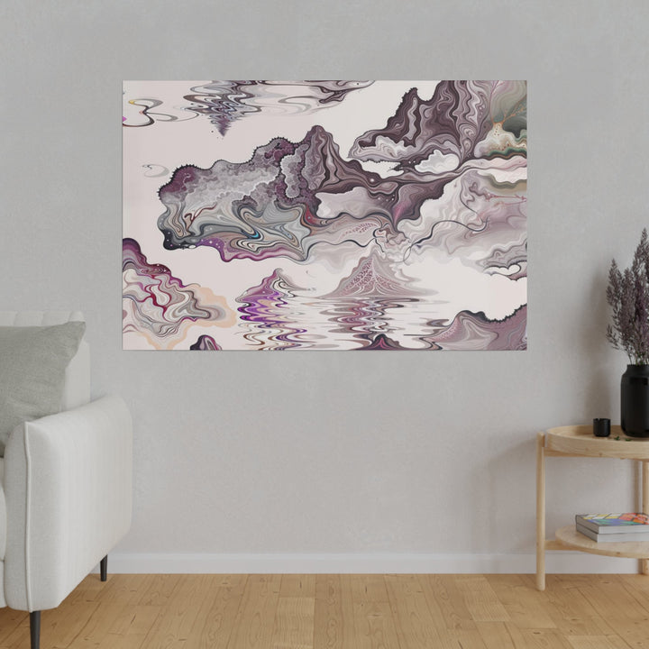 Cosmic Marble Cascade - Matte Canvas - Canvas - g(0D·IO) - 32" x 32" (Square) - 0.75'' -