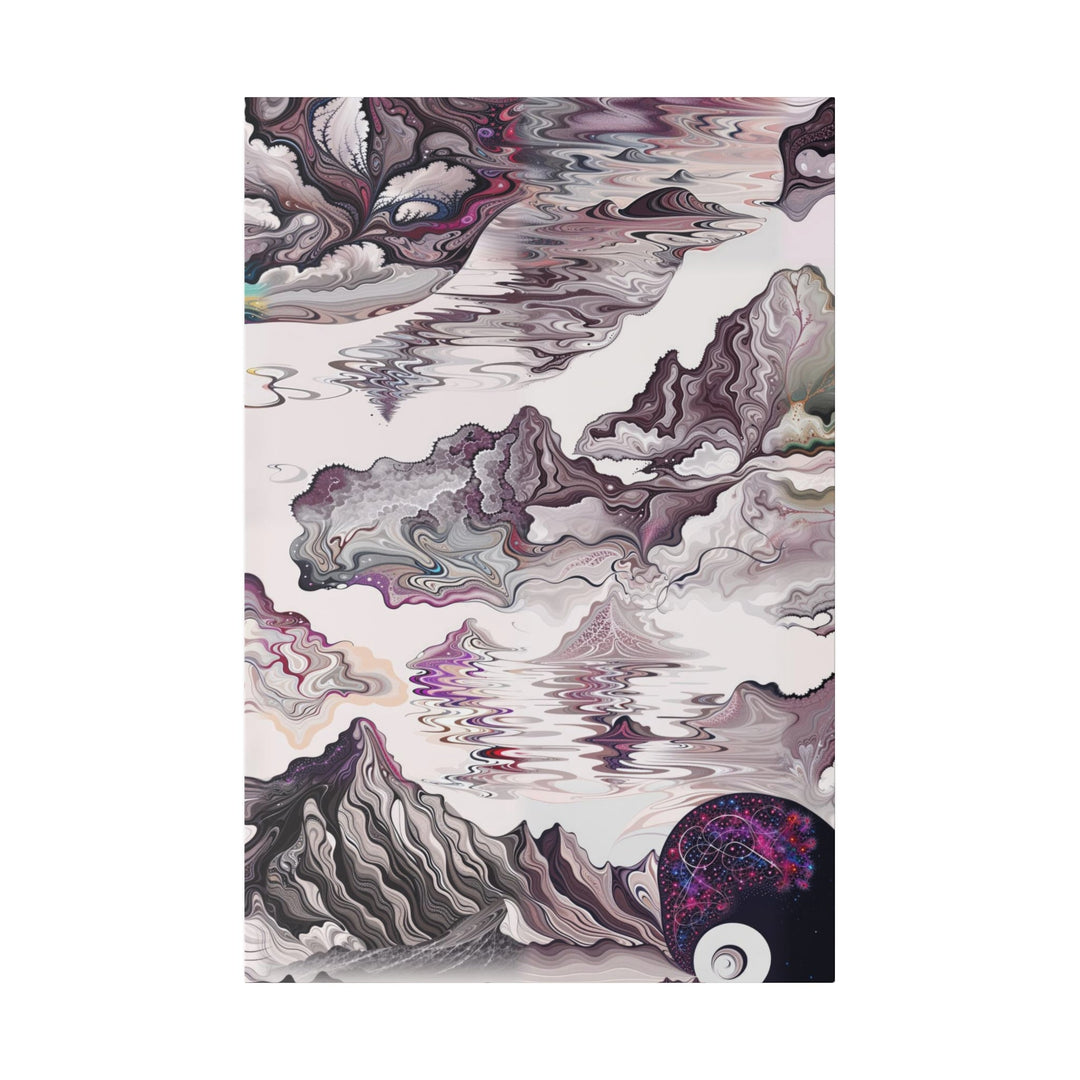 Cosmic Marble Cascade - Matte Canvas - Canvas - g(0D·IO) - 32″ x 48″ (Vertical) - 0.75'' -