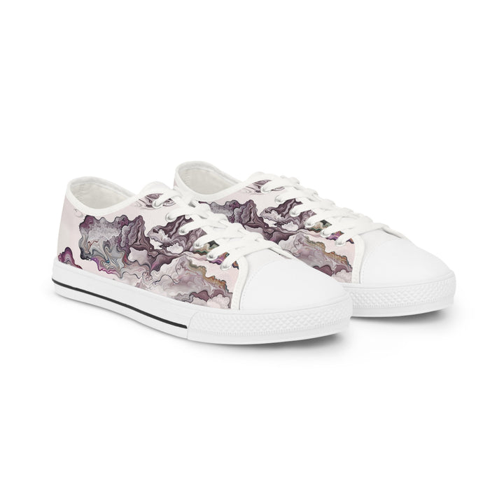 Cosmic Marble Cascade - Men's Lowtop Sneakers - Shoes - g(0D·IO) - US 5 - White sole -