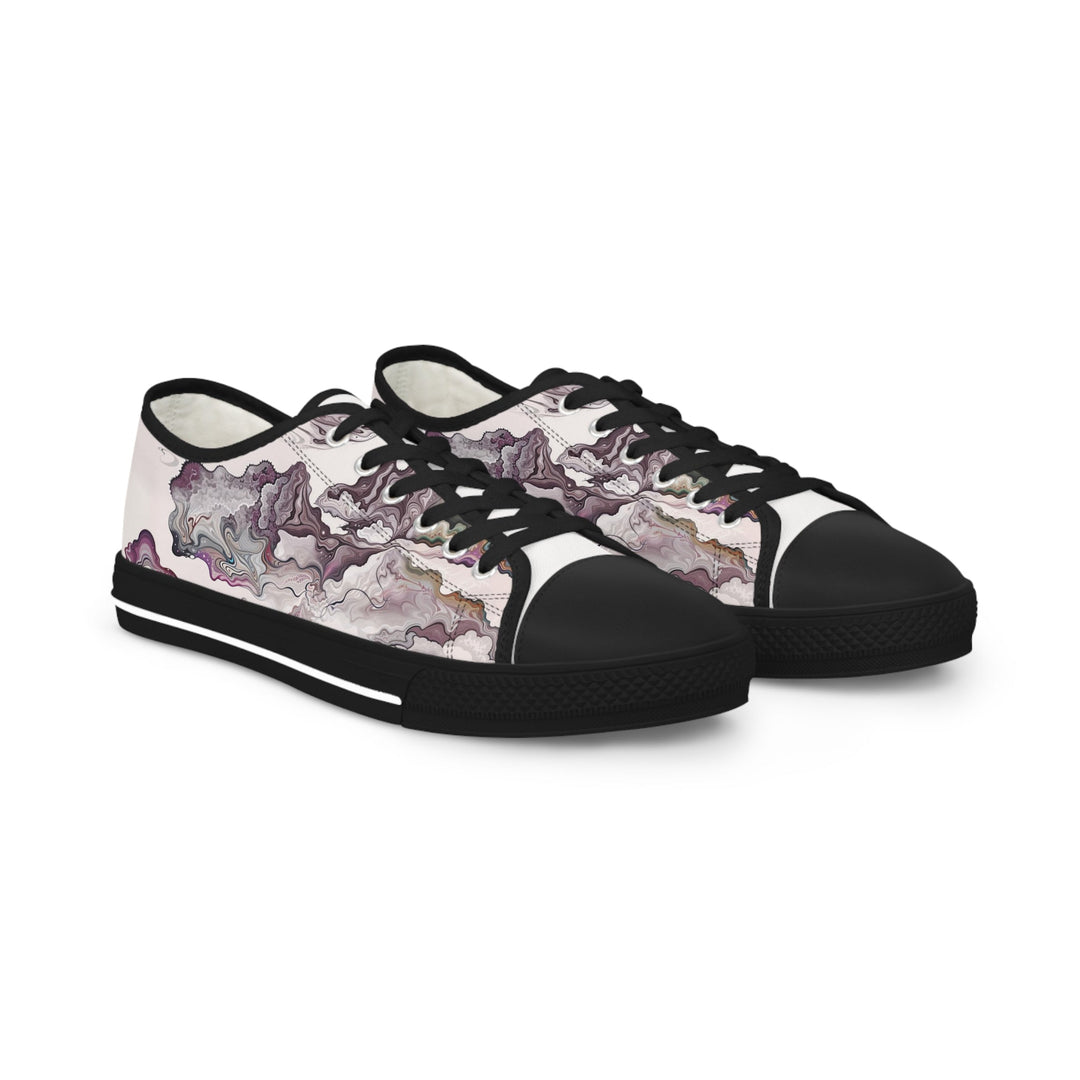 Cosmic Marble Cascade - Men's Lowtop Sneakers - Shoes - g(0D·IO) - US 5 - Black sole -