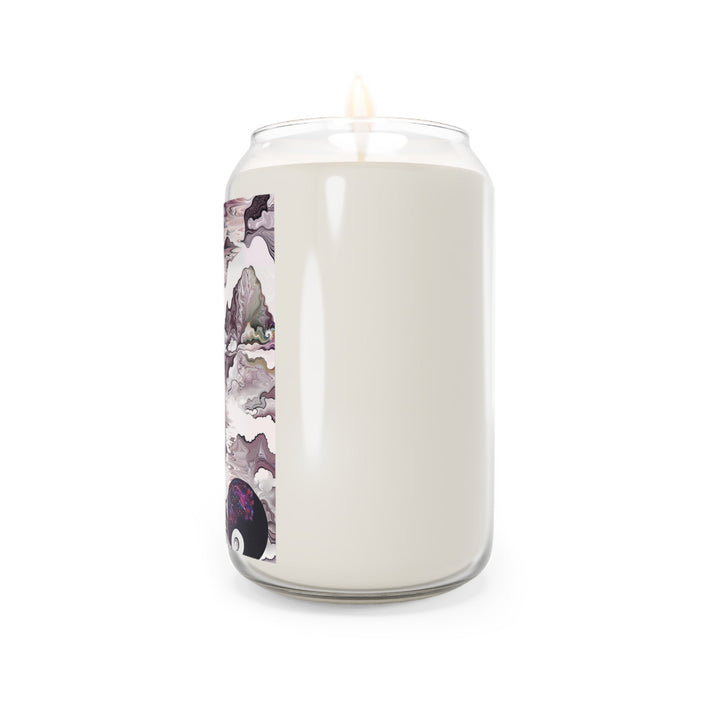 Cosmic Marble Cascade - Scented Candle - Home Decor - g(0D·IO) - Vanilla Bean - 13.75oz -