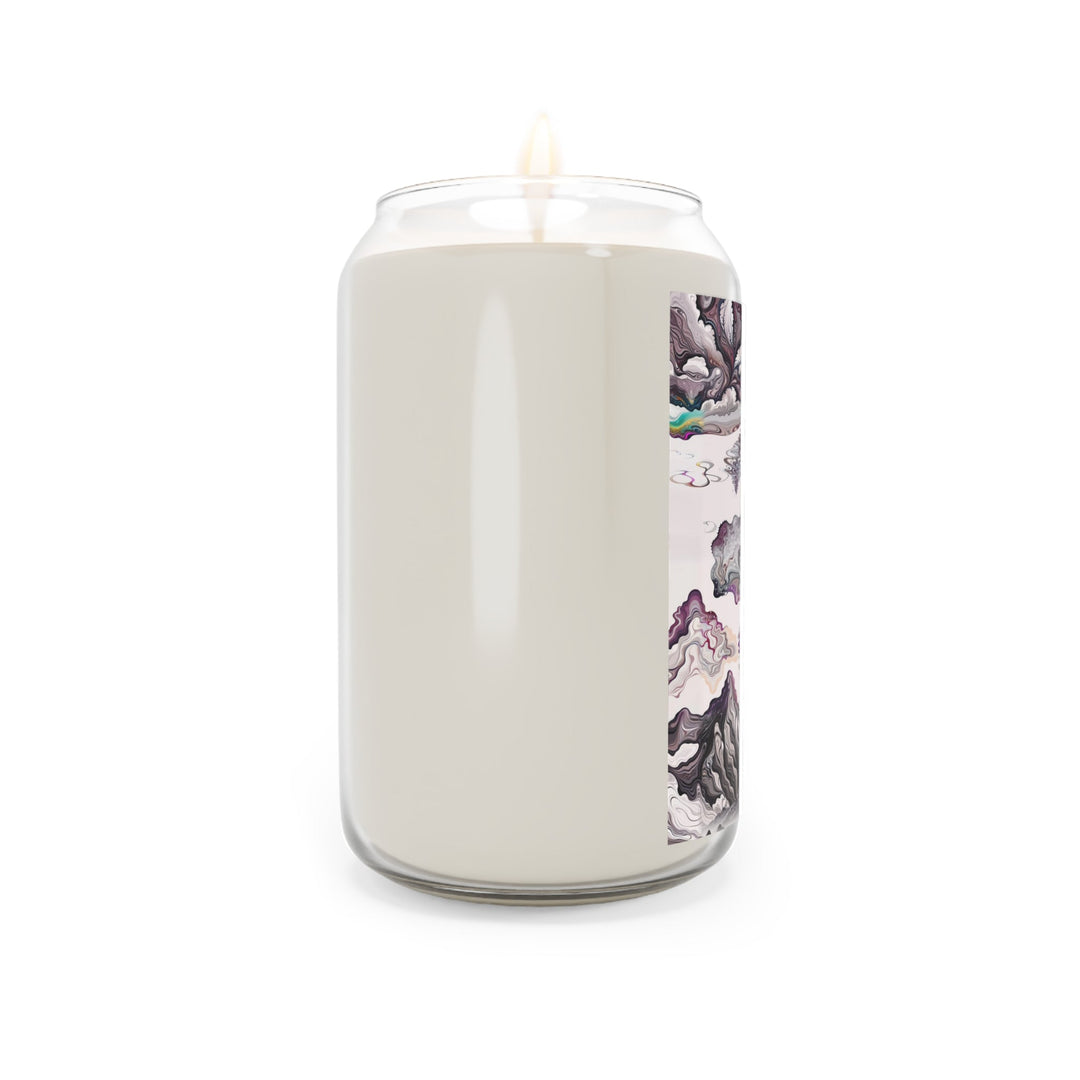 Cosmic Marble Cascade - Scented Candle - Home Decor - g(0D·IO) - Vanilla Bean - 13.75oz -
