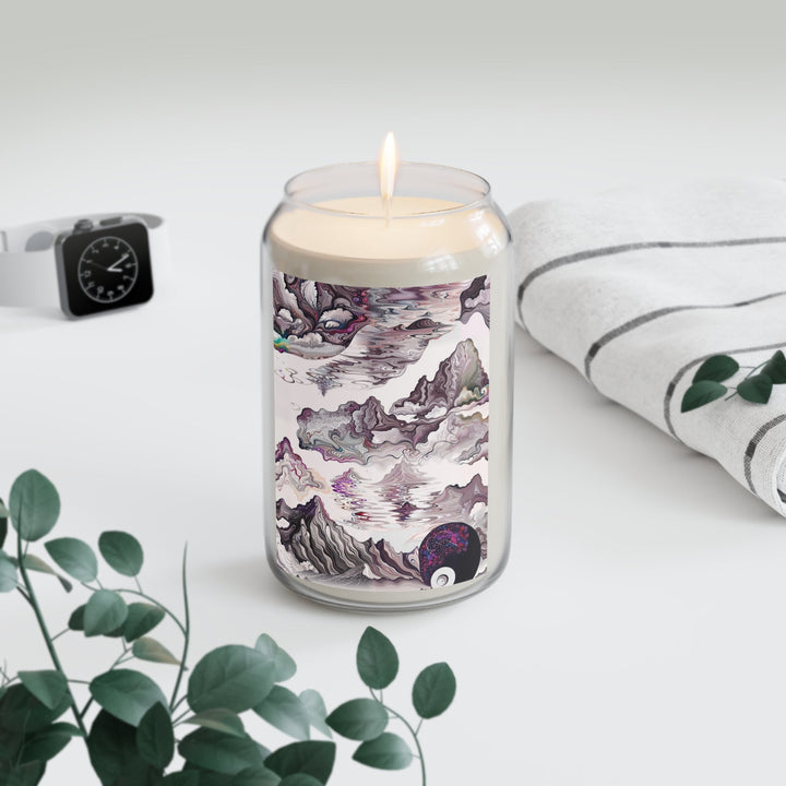 Cosmic Marble Cascade - Scented Candle - Home Decor - g(0D·IO) - Vanilla Bean - 13.75oz -
