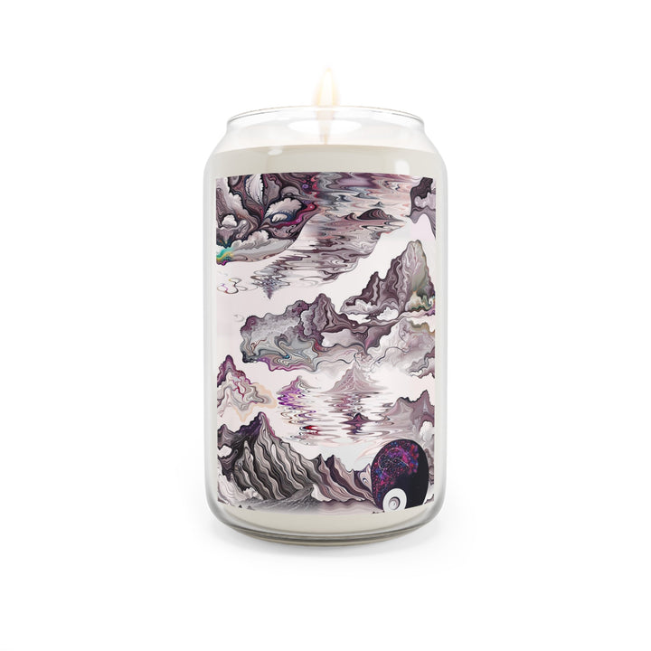 Cosmic Marble Cascade - Scented Candle - Home Decor - g(0D·IO) - Comfort Spice - 13.75oz -