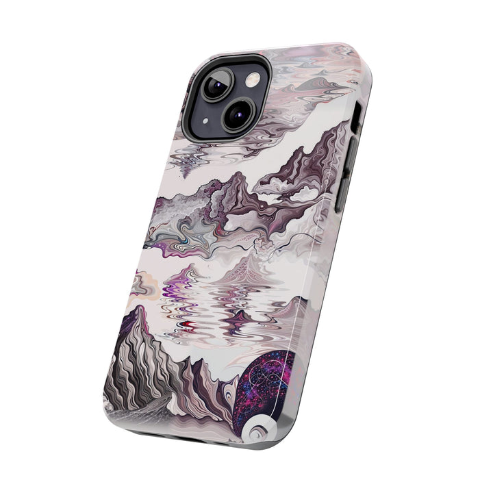 Cosmic Marble Cascade - Tough Phone Case - Phone Case - g(0D·IO) - iPhone 13 Mini - -