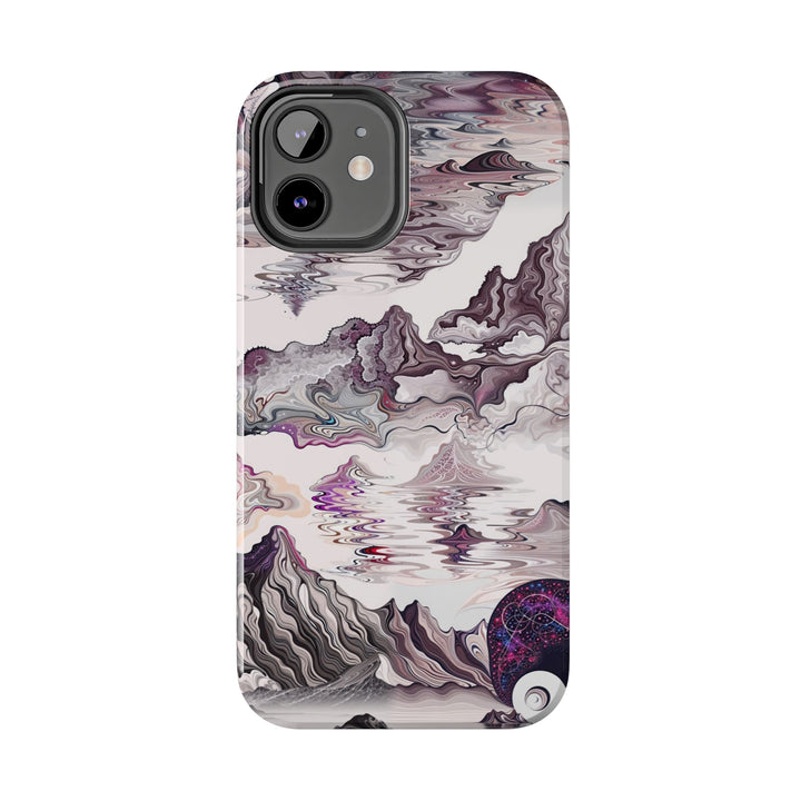 Cosmic Marble Cascade - Tough Phone Case - Phone Case - g(0D·IO) - iPhone 13 Mini - -