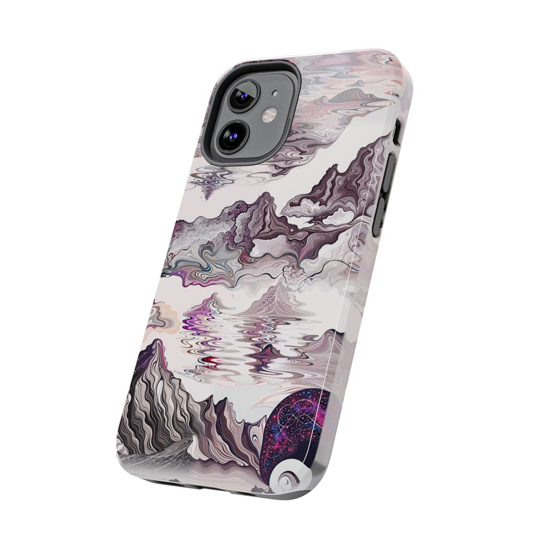 Cosmic Marble Cascade - Tough Phone Case - Phone Case - g(0D·IO) - iPhone 13 Mini - -