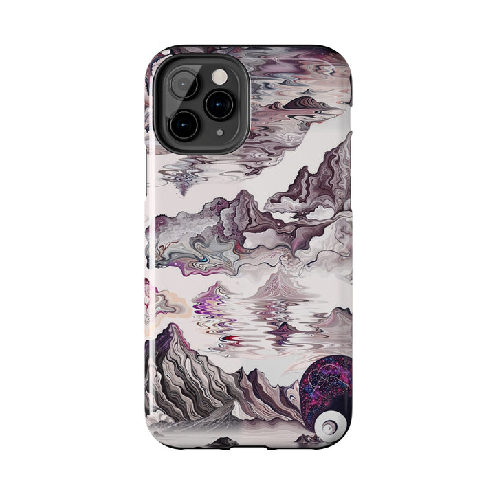 Cosmic Marble Cascade - Tough Phone Case - Phone Case - g(0D·IO) - iPhone 13 Mini - -