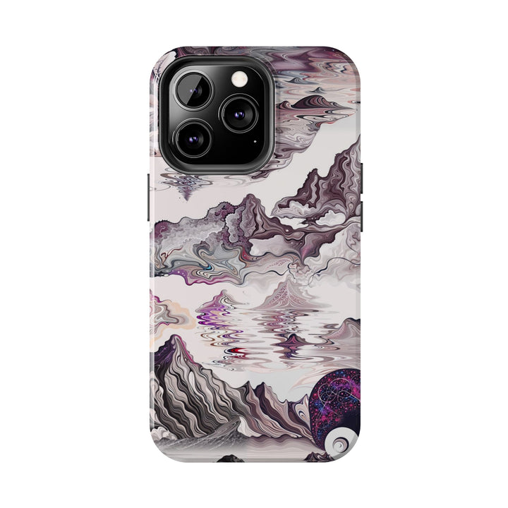 Cosmic Marble Cascade - Tough Phone Case - Phone Case - g(0D·IO) - iPhone 13 Mini - -