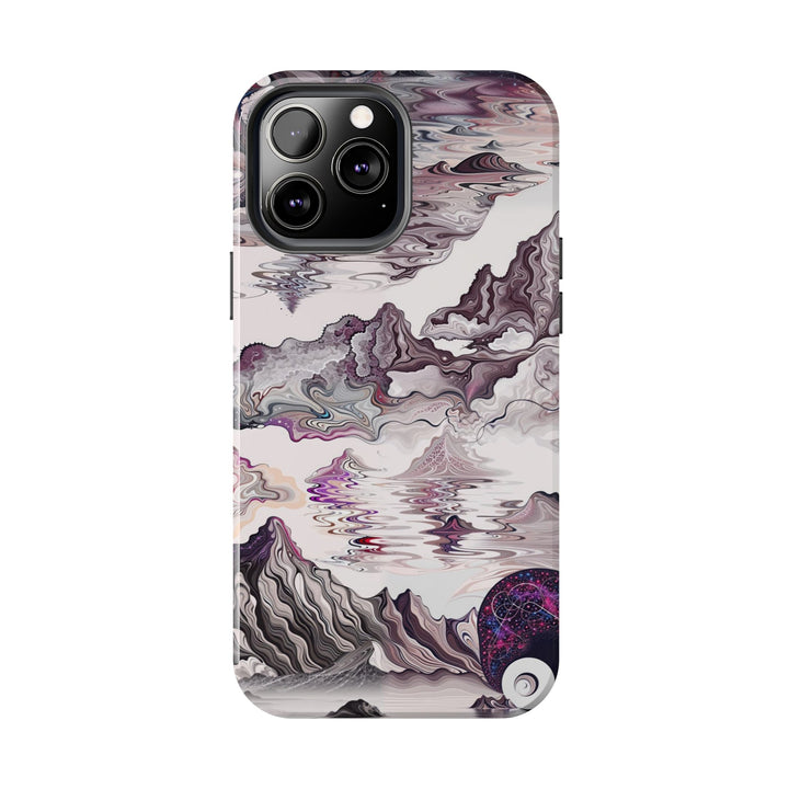 Cosmic Marble Cascade - Tough Phone Case - Phone Case - g(0D·IO) - iPhone 13 Mini - -