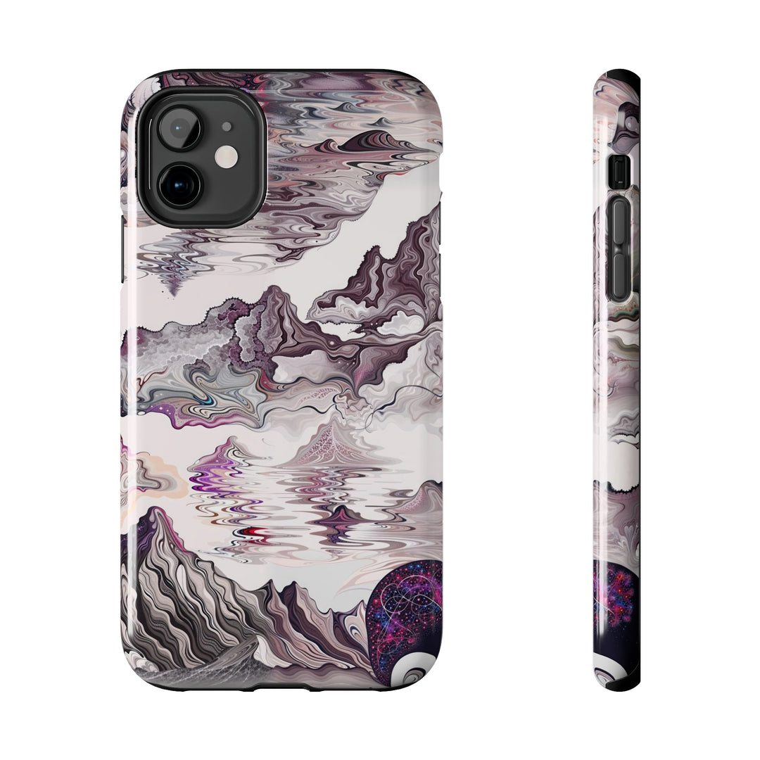 Cosmic Marble Cascade - Tough Phone Case - Phone Case - g(0D·IO) - iPhone 11 - -