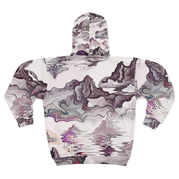 Cosmic Marble Cascade - Unisex Zip Hoodie - All Over Prints - g(0D·IO) - XS - -