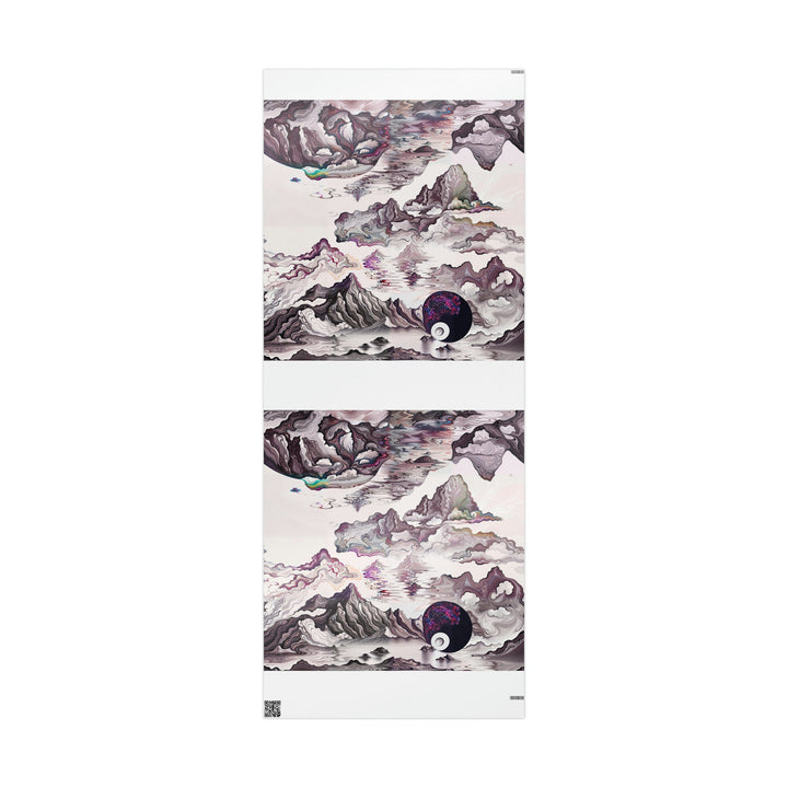 Cosmic Marble Cascade - Wrapping Paper - Home Decor - g(0D·IO) - 30'' x 72'' - Glossy -
