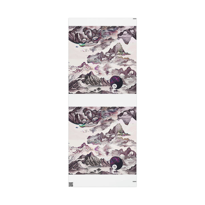 Cosmic Marble Cascade - Wrapping Paper - Home Decor - g(0D·IO) - 30'' x 72'' - Matte -