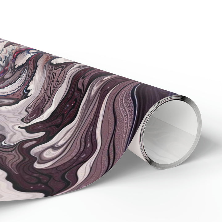 Cosmic Marble Cascade - Wrapping Paper - Home Decor - g(0D·IO) - 30'' x 72'' - Matte -