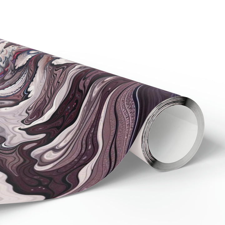 Cosmic Marble Cascade - Wrapping Paper - Home Decor - g(0D·IO) - 30'' x 72'' - Matte -