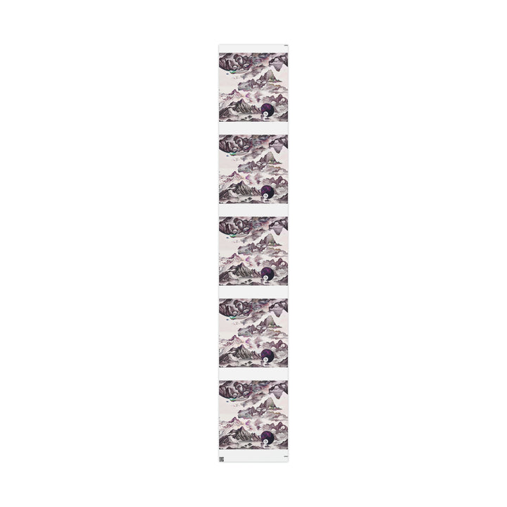 Cosmic Marble Cascade - Wrapping Paper - Home Decor - g(0D·IO) - 30" x 180" - Matte -