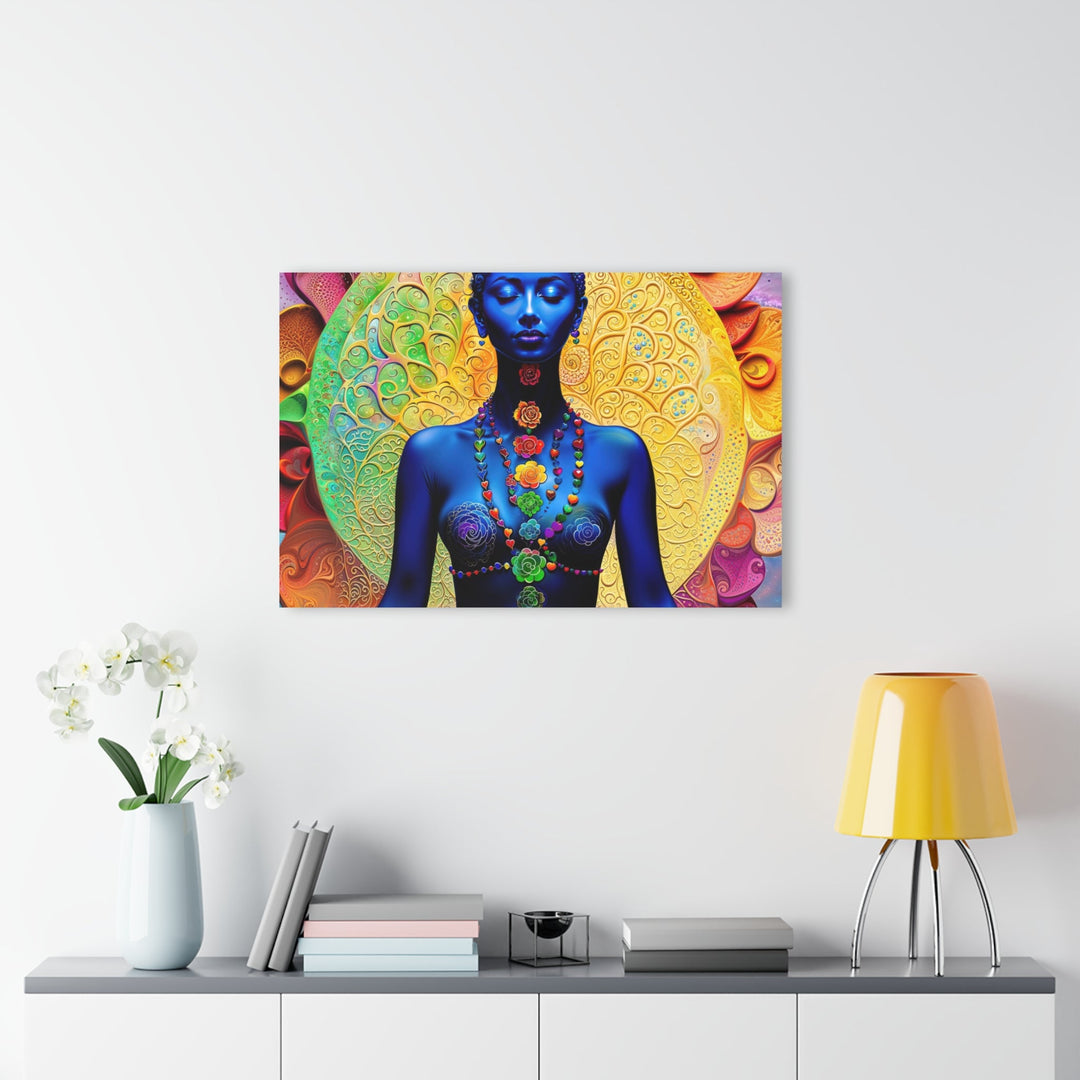 Cosmic Meditation Bloom - Acrylic Prints (French Cleat Hanging) - Home Decor - g(0D·IO) - 24" x 36" (Vertical) - 0.25'' -