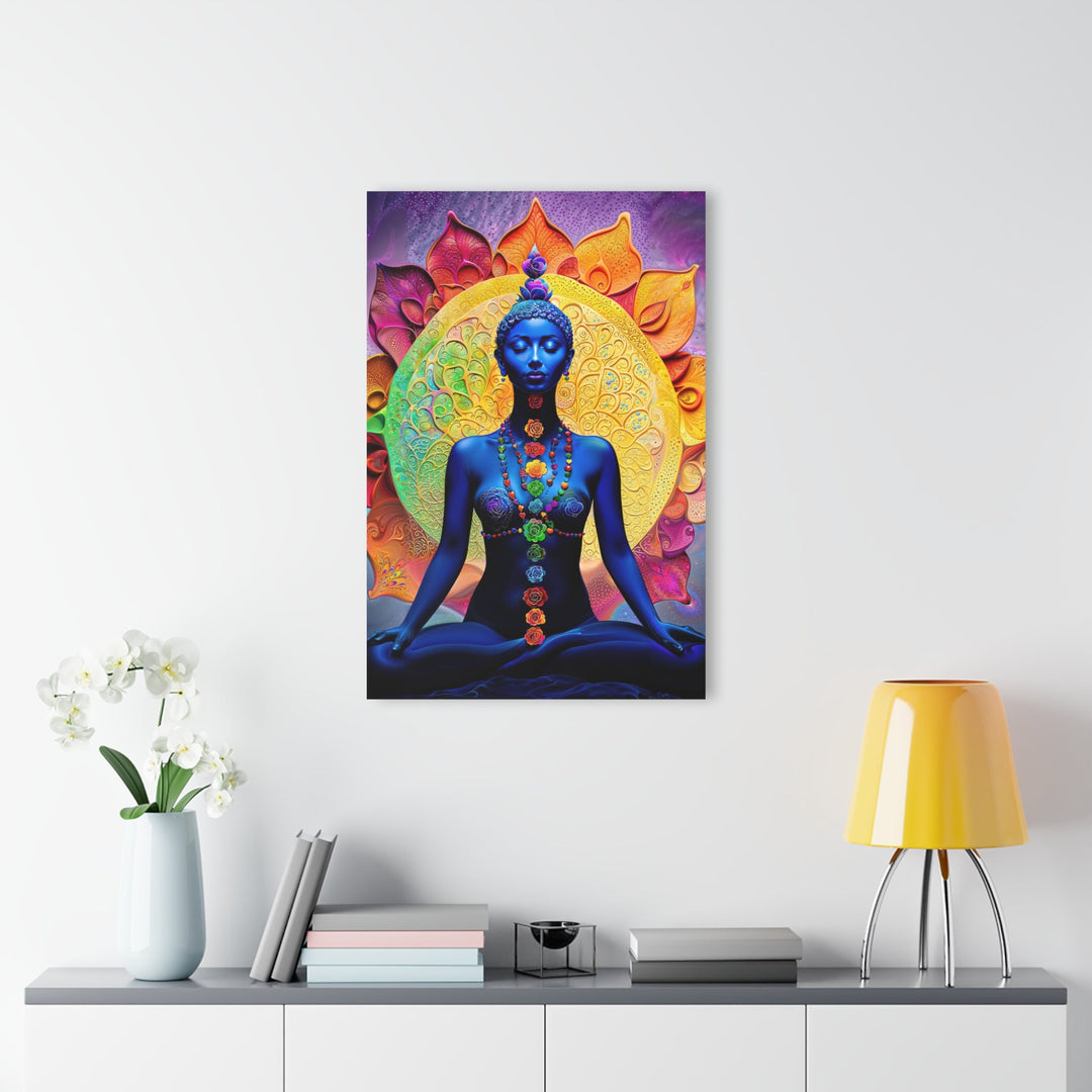 Cosmic Meditation Bloom - Acrylic Prints (French Cleat Hanging) - Home Decor - g(0D·IO) - 24" x 36" (Vertical) - 0.25'' -