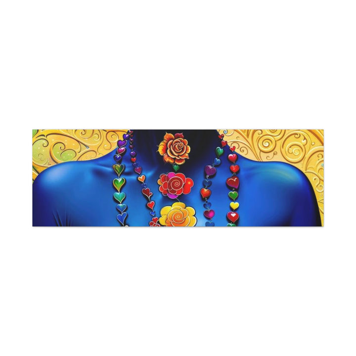 Cosmic Meditation Bloom - Matte Canvas Print 1.25" - Canvas - g(0D·IO) - 60" x 20" (Horizontal) - 1.25" -