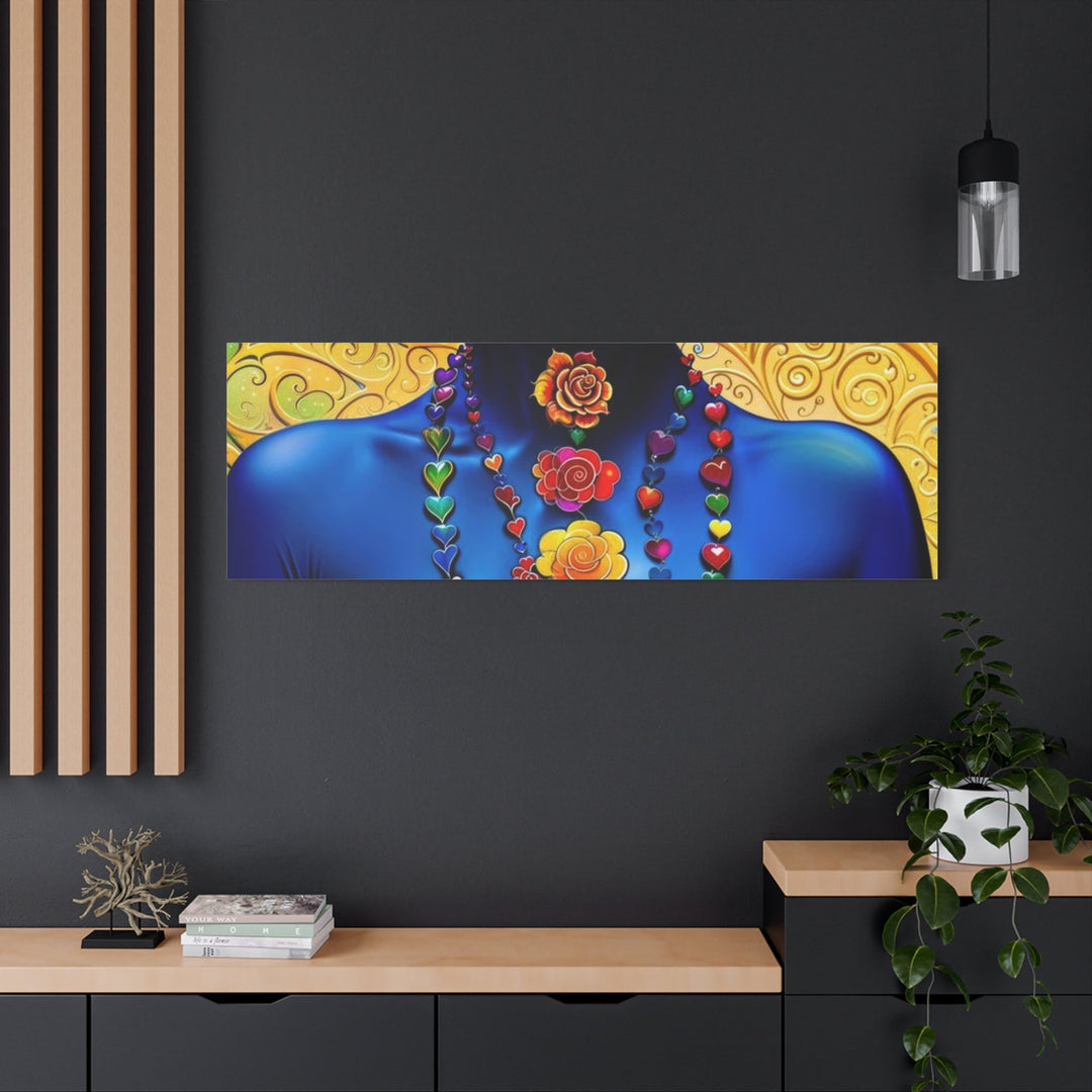 Cosmic Meditation Bloom - Matte Canvas Print 1.25" - Canvas - g(0D·IO) - 36" x 36" - 1.25" -