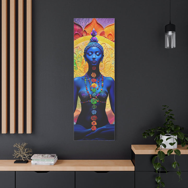 Cosmic Meditation Bloom - Matte Canvas Print 1.25" - Canvas - g(0D·IO) - 36" x 36" - 1.25" -