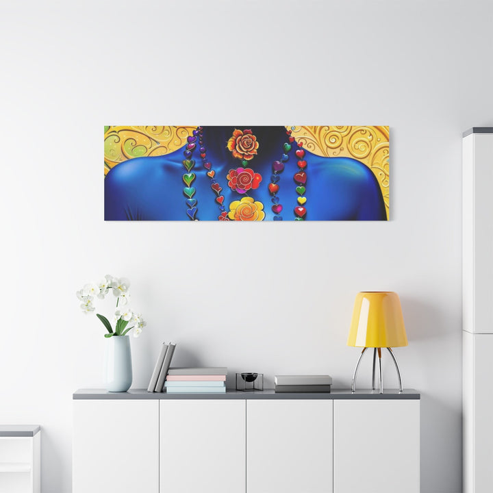 Cosmic Meditation Bloom - Matte Canvas Print 1.25" - Canvas - g(0D·IO) - 36" x 36" - 1.25" -