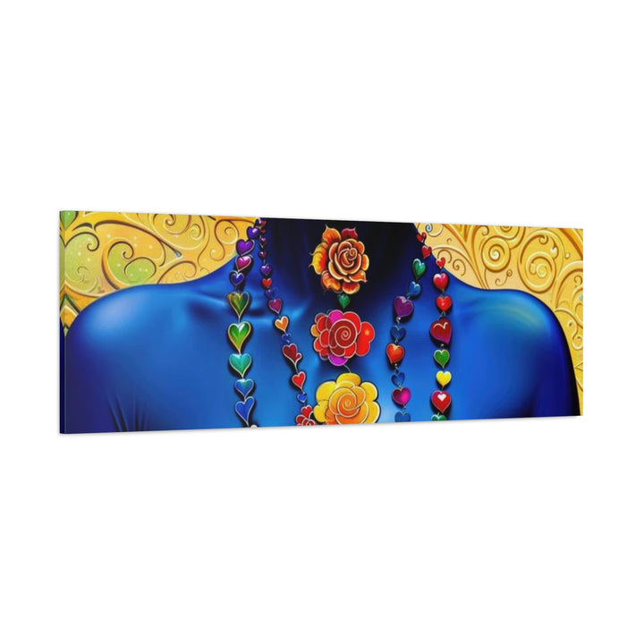 Cosmic Meditation Bloom - Matte Canvas Print 1.25" - Canvas - g(0D·IO) - 36" x 36" - 1.25" -