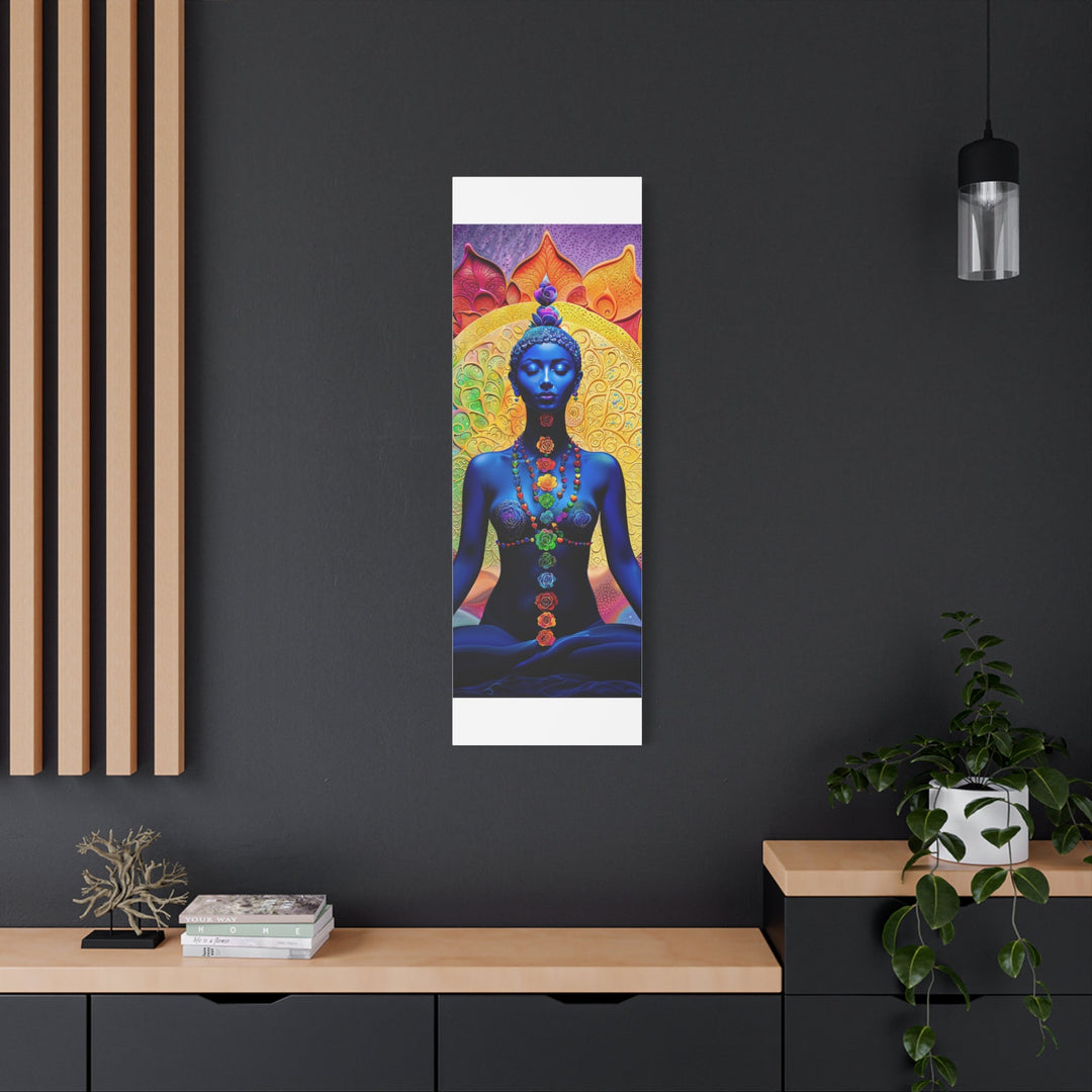 Cosmic Meditation Bloom - Matte Canvas Print 1.25" - Canvas - g(0D·IO) - 36" x 36" - 1.25" -